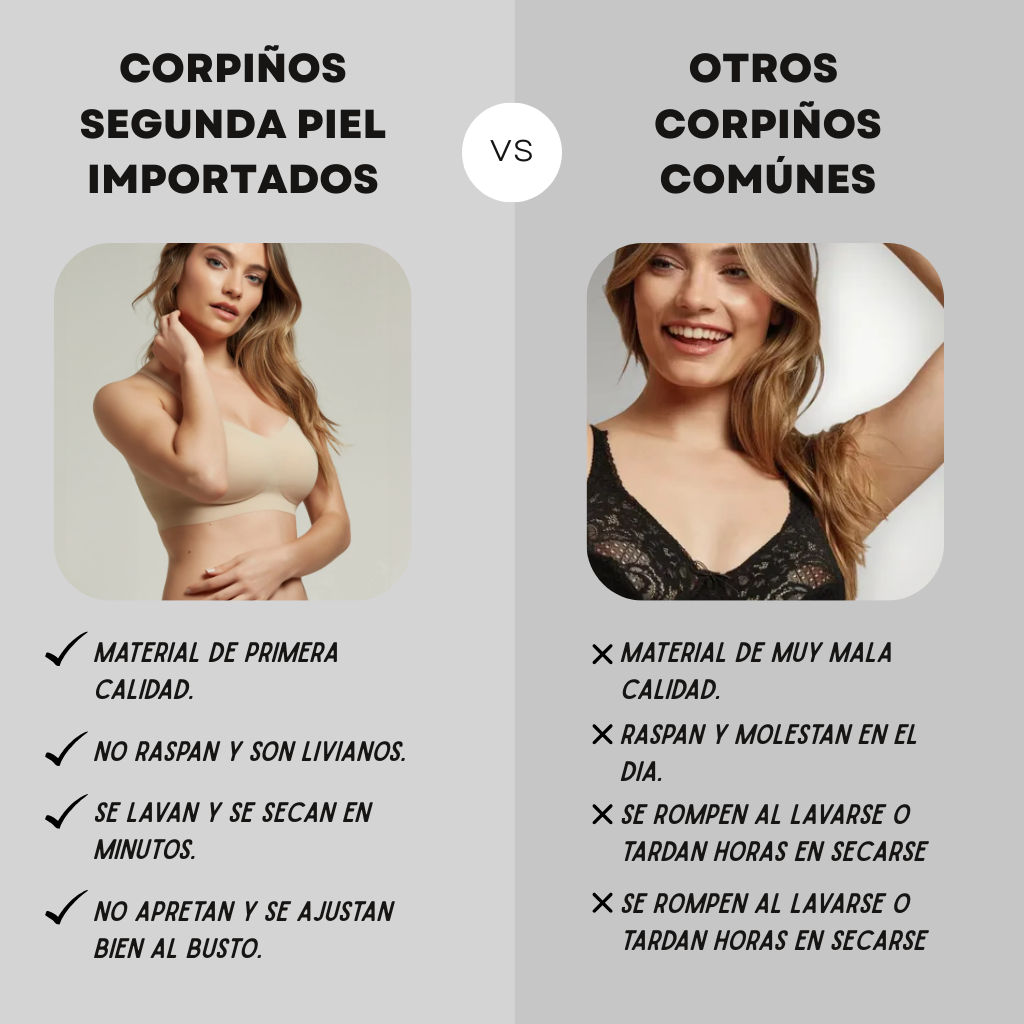 LLEVATE 3, PAGA 1 -CORPIÑOS REDUCTORES IMPORTADOS SIN COSTURAS