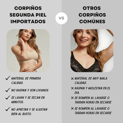 LLEVATE 3, PAGA 1 -CORPIÑOS REDUCTORES IMPORTADOS SIN COSTURAS