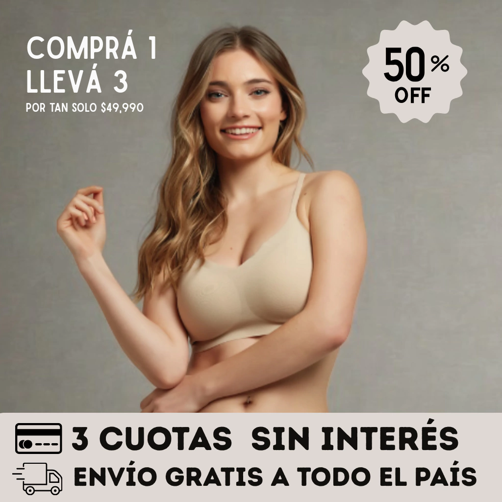 LLEVATE 3, PAGA 1 -CORPIÑOS REDUCTORES IMPORTADOS SIN COSTURAS