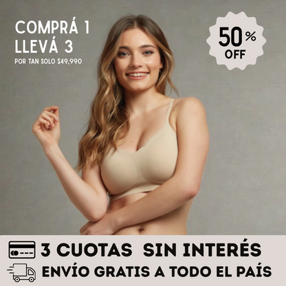 LLEVATE 3, PAGA 1 -CORPIÑOS REDUCTORES IMPORTADOS SIN COSTURAS